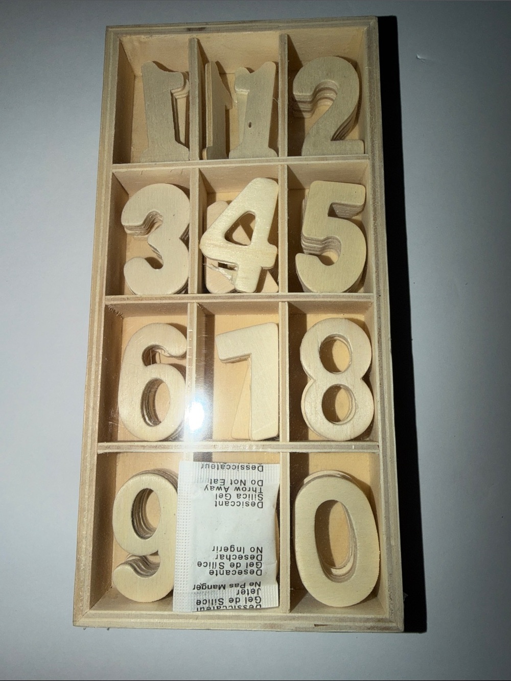 1.375" Punch Cut Wood Numbers Set by Make Market®